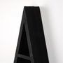 Hanah Home Cry002-S Estantería de pared de madera maciza Negra